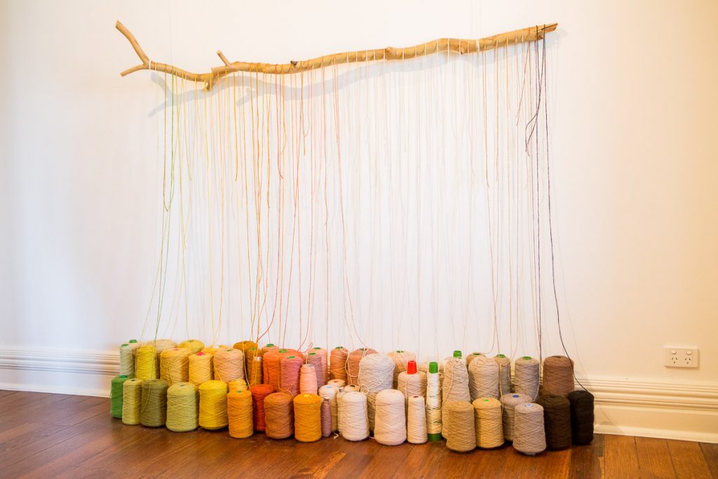 Australian Tapestry Workshop Artist in Residence LIzzy Sampson Alica Bryson-Haynes